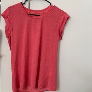 Pink lulu lemon short sleeve